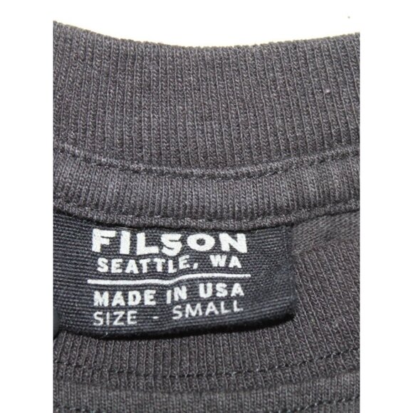 Filson C.C. Filson Co Eagle Seattle USA Graphic T-Shirt Small Black Made in USA - Picture 2 of 6